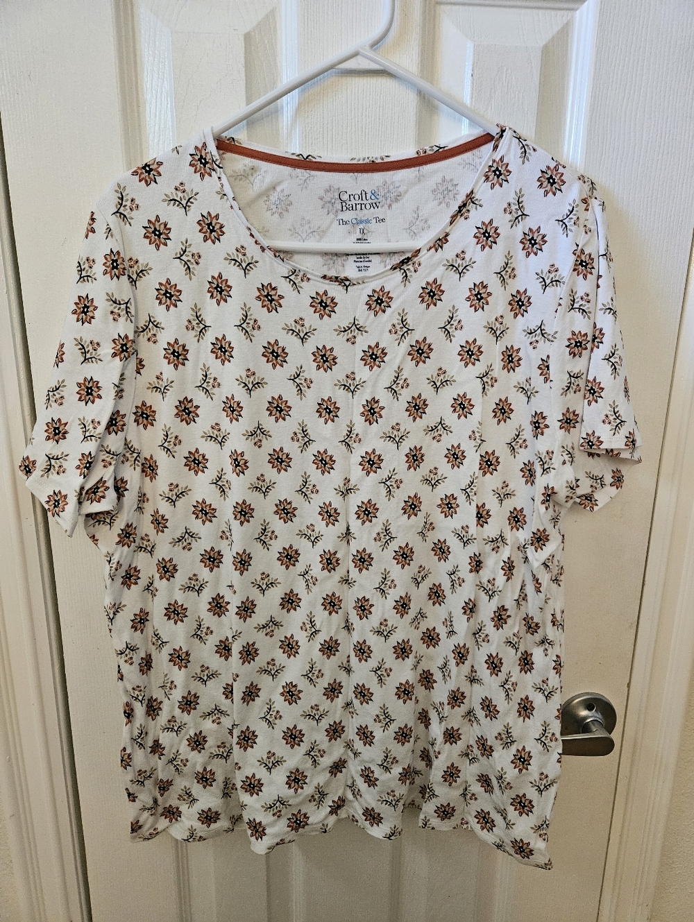 Croft & Barrow Short Sleeve The Classic Tee 1X - Like New